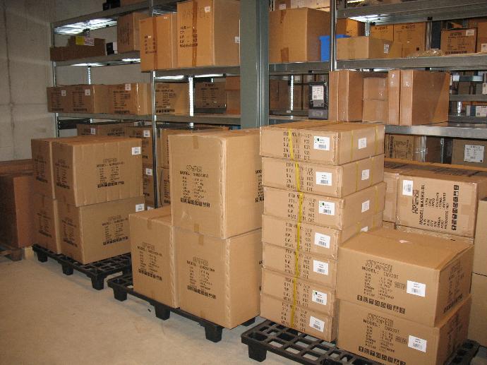 Magazijn Niehoff AV distribution & support