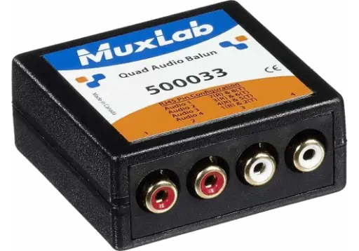 MuxLab Quad Audio Balun 500033